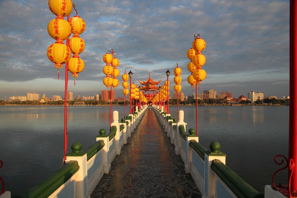 Wuli Pavilion at the Kaohsiung Lotus Pond